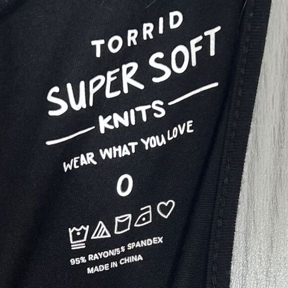 Torrid | Super Soft Black High Neck Tank Size 0X - Picture 5 of 7